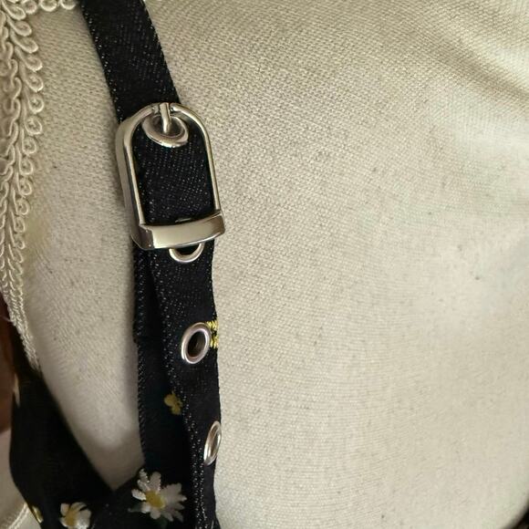 Miaou Dylan Bra embroidered Daisy opening zip front Opening Ceremonies M medium - Picture 8 of 16